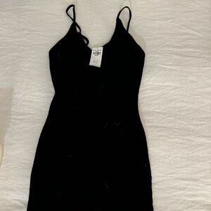 Abercrombie Strappy Midi Sweater Dress